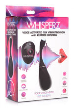 Load image into Gallery viewer, Whisperz Voice Activated Vibrating Egg W- Remote
