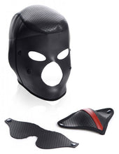 Load image into Gallery viewer, Master Series Scorpion Hood Blindfold &amp; Face Mask Neoprene
