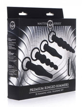 Load image into Gallery viewer, Master Series Premium Ringed Rimmers 3x Rimming Anal Training Set
