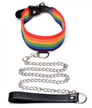 Load image into Gallery viewer, Master Series Kinky Pride Rainbow Bondage Set
