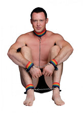 Load image into Gallery viewer, Master Series Kinky Pride Rainbow Bondage Set
