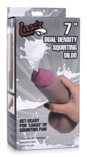 Load image into Gallery viewer, Loadz 7in Dual Density Squirting Dildo Dark
