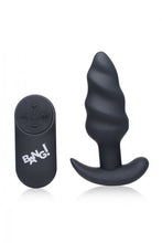 Load image into Gallery viewer, Bang! 21x Vibrating Silicone Swirl Butt Plug W/ Remote
