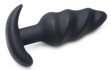 Load image into Gallery viewer, Bang! 21x Vibrating Silicone Swirl Butt Plug W/ Remote
