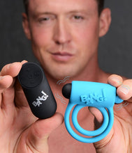 Load image into Gallery viewer, Bang! Silicone Cock Ring &amp; Bullet W/ Remote
