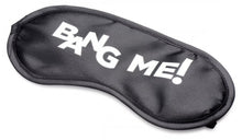 Load image into Gallery viewer, Bang! Backdoor Adventure 3pc Butt Plug Bullet &amp; Blindfold Kit Black
