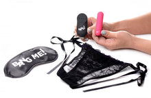 Load image into Gallery viewer, Bang! Power Panty Lace Panties Bullet &amp; Blindfold Kit Pink
