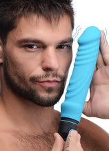 Load image into Gallery viewer, Bang! Xl Bullet &amp; Ribbed Silicone Sleeve Blue
