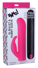 Load image into Gallery viewer, Bang! Xl Bullet &amp; Rabbit Silicone Sleeve Pink
