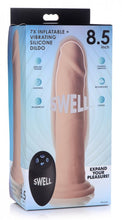 Load image into Gallery viewer, Swell 7x Inflatable-vibrating 8.5in Dildo W- Remote

