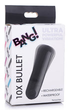 Load image into Gallery viewer, Bang! 10x Vibrating Metallic Bullet
