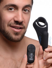 Load image into Gallery viewer, Trinity 4 Men 7x Silicone C- Ring W- Taint Stimulator
