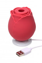 Load image into Gallery viewer, Inmi Bloomgasm Wild Rose 10x Suction Clit Stimulator
