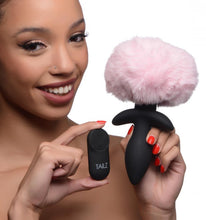 Load image into Gallery viewer, Tailz Waggerz Moving &amp; Vibrating Bunny Tail Plug
