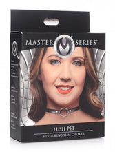 Load image into Gallery viewer, Master Series Lush Pet Silver Ring Slim Choker
