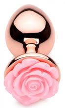 Load image into Gallery viewer, Booty Sparks Pink Rose Gold Anal Plug
