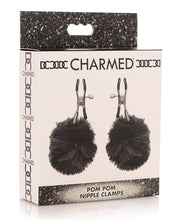 Load image into Gallery viewer, Charmed Pom Pom Nipple Clamps
