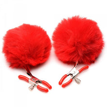 Load image into Gallery viewer, Charmed Pom Pom Nipple Clamps
