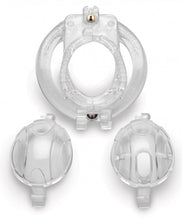 Load image into Gallery viewer, Master Series Custome Lockdown Chastity Cage Clear
