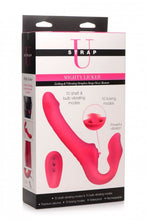 Load image into Gallery viewer, Strap U Licking &amp; Vibrating Strapless Strap-on W- Remote
