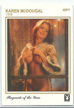 Load image into Gallery viewer, Playboy Centerfold Update 2 Playmate of the Year Karen McDougal Gold Insert Card # 6PY
