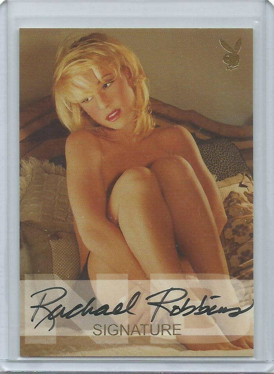 Playboy Natural Beauties Rachael Robbins Autograph Card
