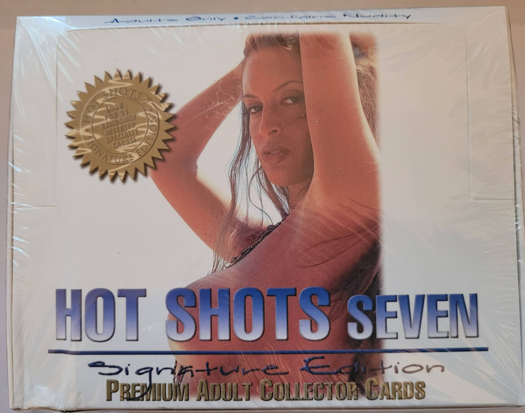 HOT SHOTS 7 SIGNATURE EDITION FACTORY SEALED MAY INCLUDE AUTOGRAPHED CARDS PROFILE or BONUS CARDS