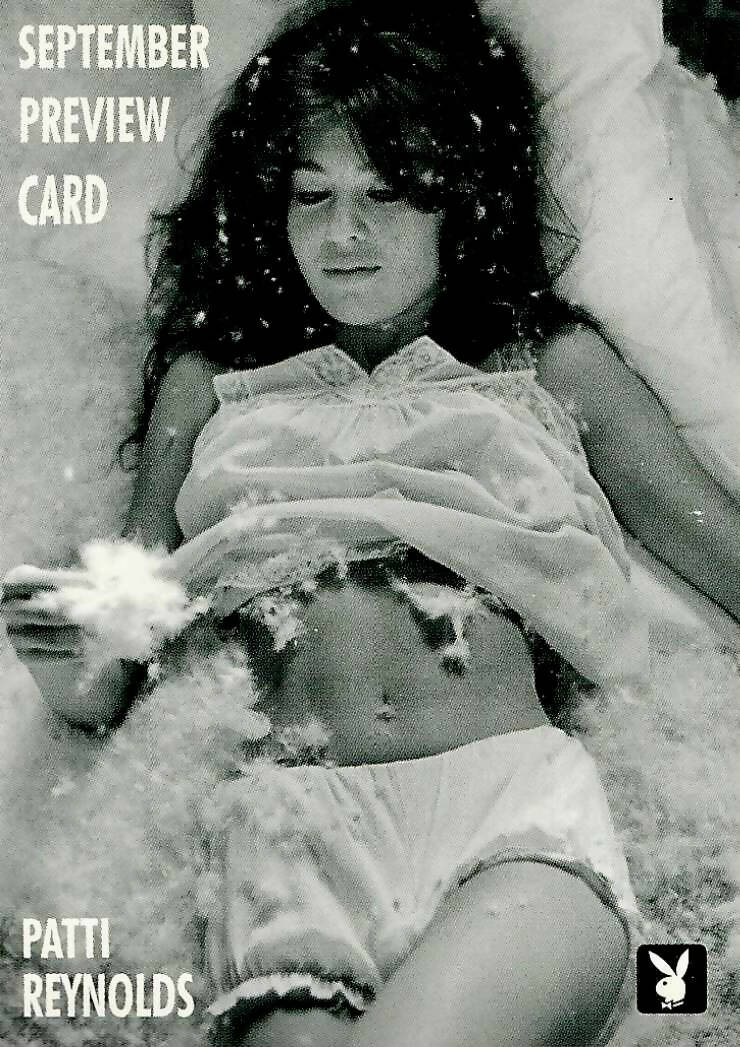 Playboy August Edition September Preview Card Patti Reynolds #1PR