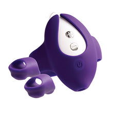 Load image into Gallery viewer, VeDO KIMI Rechargeable Finger Vibe with Remote Control - Deep Purple
