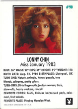 Load image into Gallery viewer, Playboy January Edition Lonny Chin Card #90
