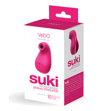 Load image into Gallery viewer, VeDO SUKI Rechargeable Sonic Vibe - Foxy Pink
