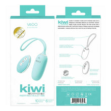 Load image into Gallery viewer, VeDO KIWI Rechargeable Bullet Egg - Tease Me Turquoise
