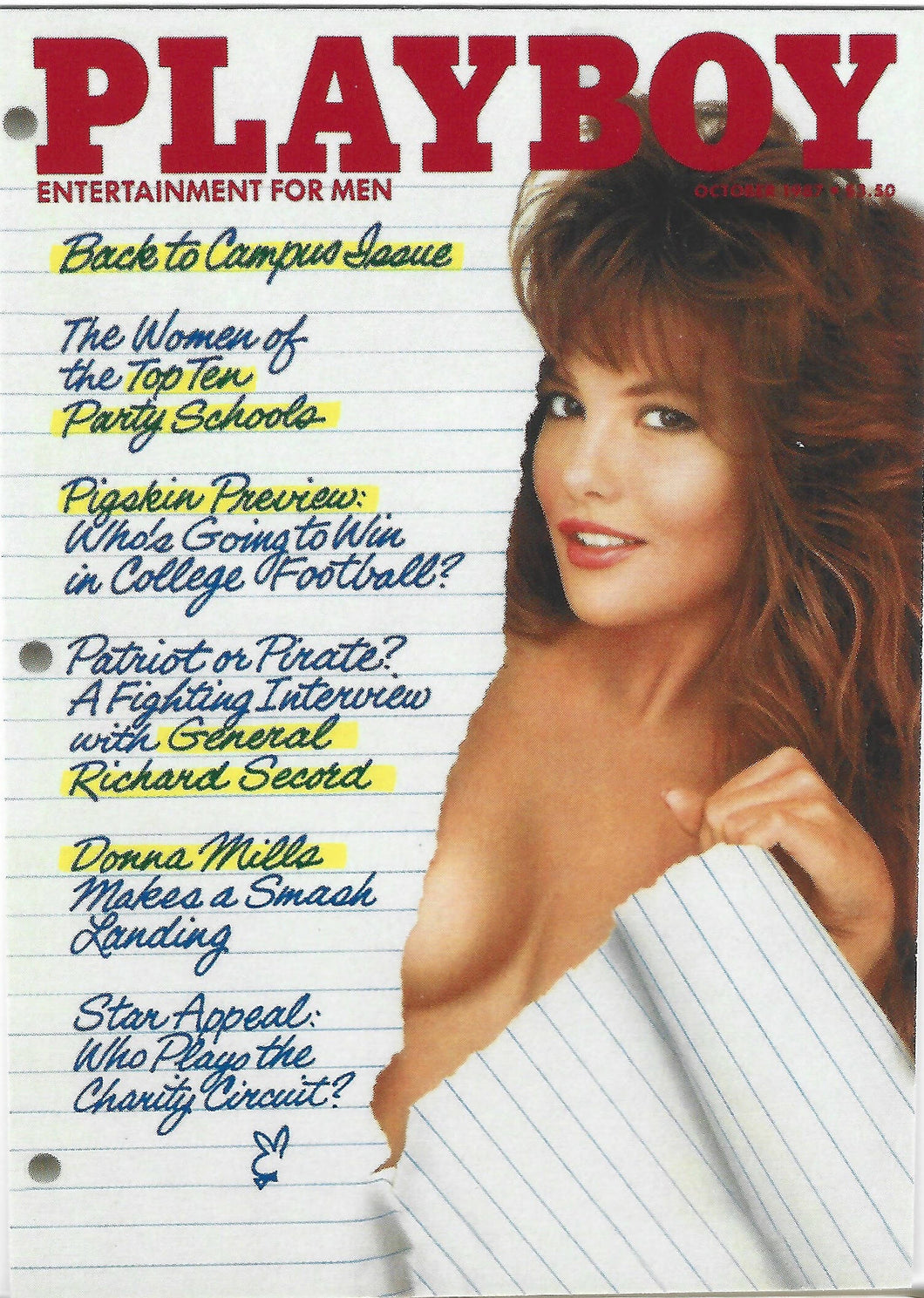 Playboy October Edition Cover Brandi Brandt Card #100