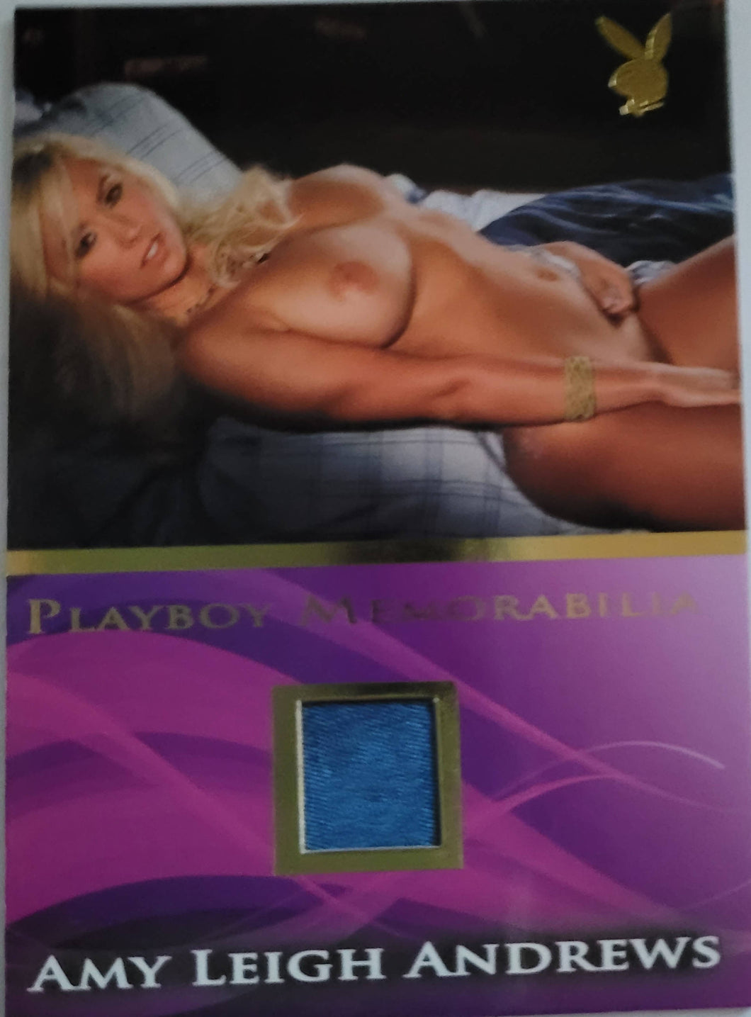 PLAYBOY'S SEXY and SASSY GOLD MEMORABILIA AMY LEIGH ANDREWS