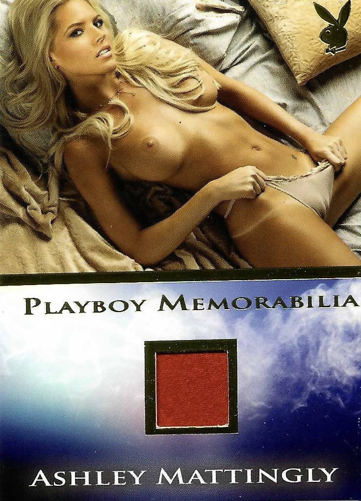 Playboy Daydreams Memorabilia Card Ashley Mattingly