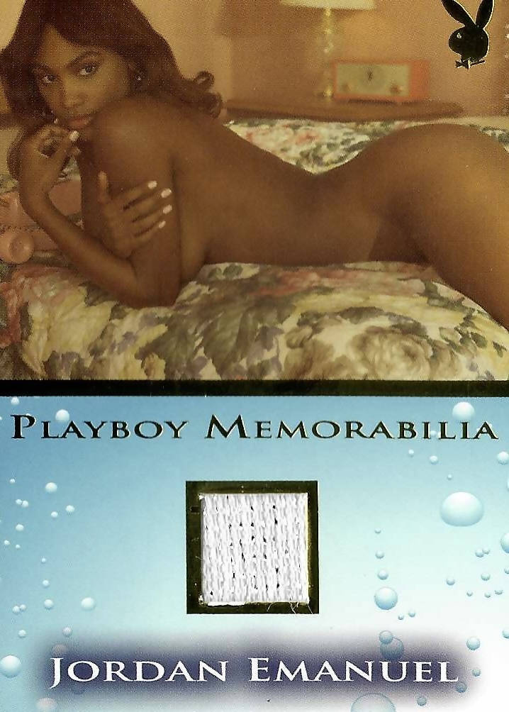 Playboy Bathing Beauties Memorabilia Card Jordan Emanuel
