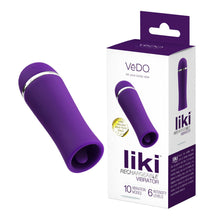 Load image into Gallery viewer, VeDO LIKI Rechargeable Flicker Vibe - Deep Purple
