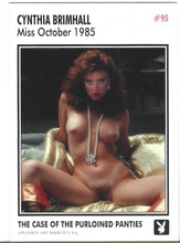 Load image into Gallery viewer, Playboy October Edition Cynthia Brimhall Card #95
