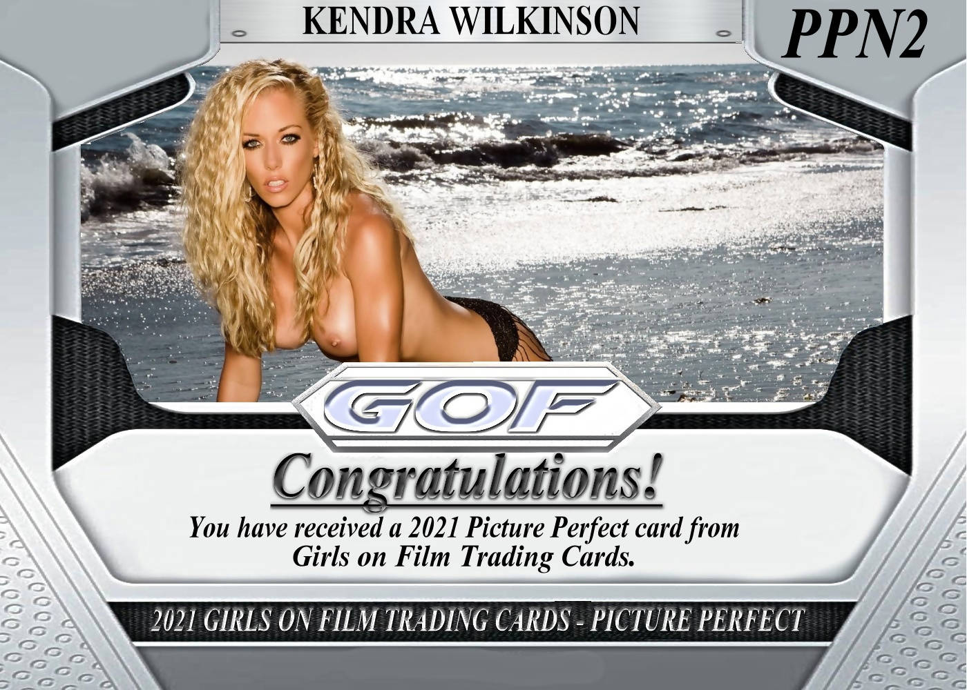 2021 Girls on Film Picture Perfect Nude Kendra Wilkinson Trading Card photo