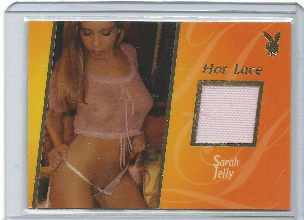 Playboy Lingerie 100th Sarah Jelly Hot Lace Memorabilia Card