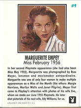 Load image into Gallery viewer, Playboy February Edition Marguerite Empey Card #9
