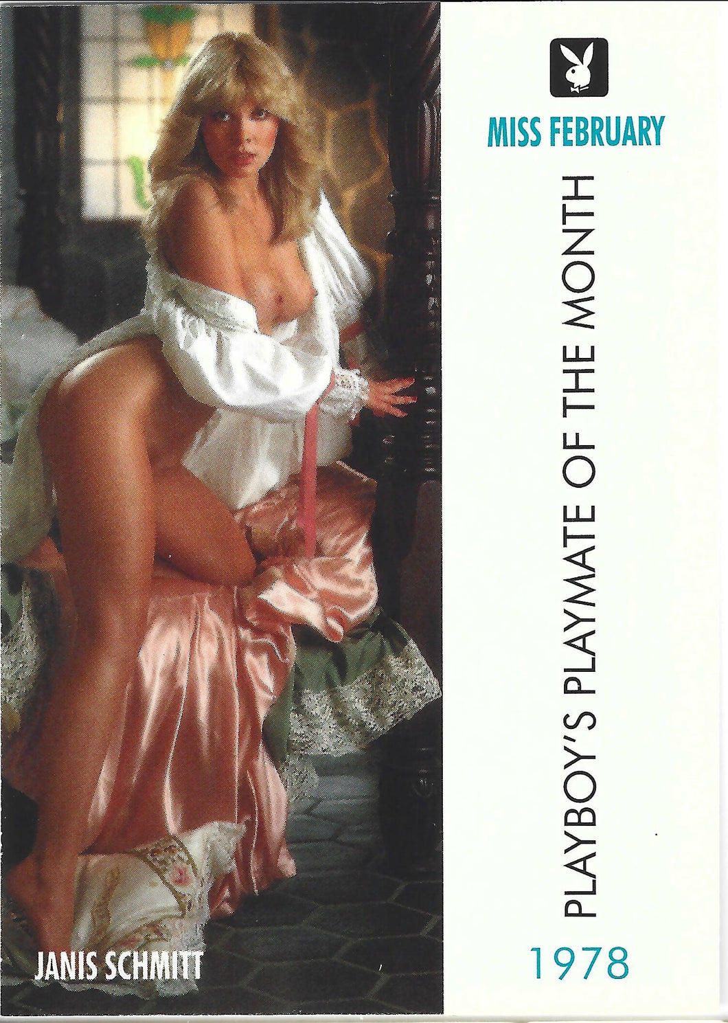 Playboy February Edition Janis Schmitt Card #75