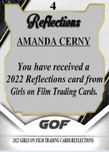 Load image into Gallery viewer, 2022 GOF Reflections Amanda Cerny Nude Card
