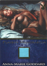 Load image into Gallery viewer, Playboy&#39;s Bare Assets Anna-Marie Goddard Gold Foil Memorabilla Card
