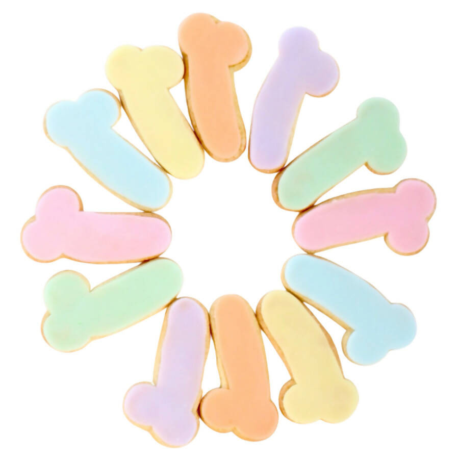 Pastel Pecker Popper Cookies