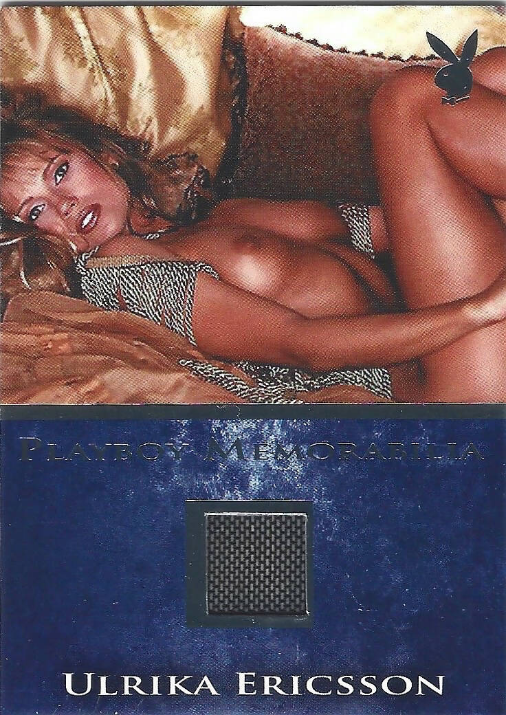 Playboy's Bare Assets Ulrika Ericsson Platinum Foil Memorabilla Card