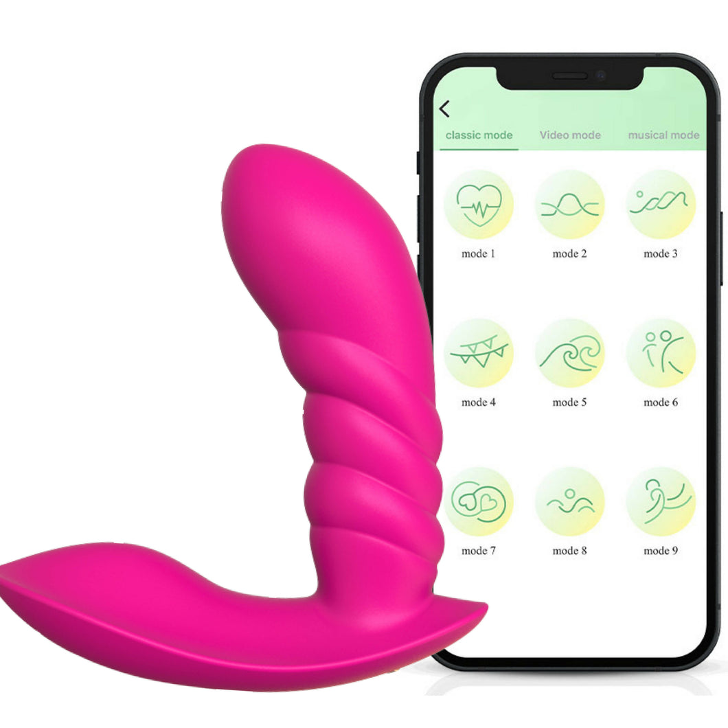Honey & Naughty Smart App Butterfly Panties Dildo Vibrator