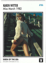 Load image into Gallery viewer, Playboy Centerfolds March Edition Karen Witter Card #86
