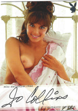 Load image into Gallery viewer, Playboy&#39;s Bare Assets Jo Collins Platinum Foil Autograph Card #JC
