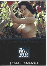 Load image into Gallery viewer, Playboy&#39;s Bare Assets Jean Cannon Platinum Foil Archived Memorabilia Card
